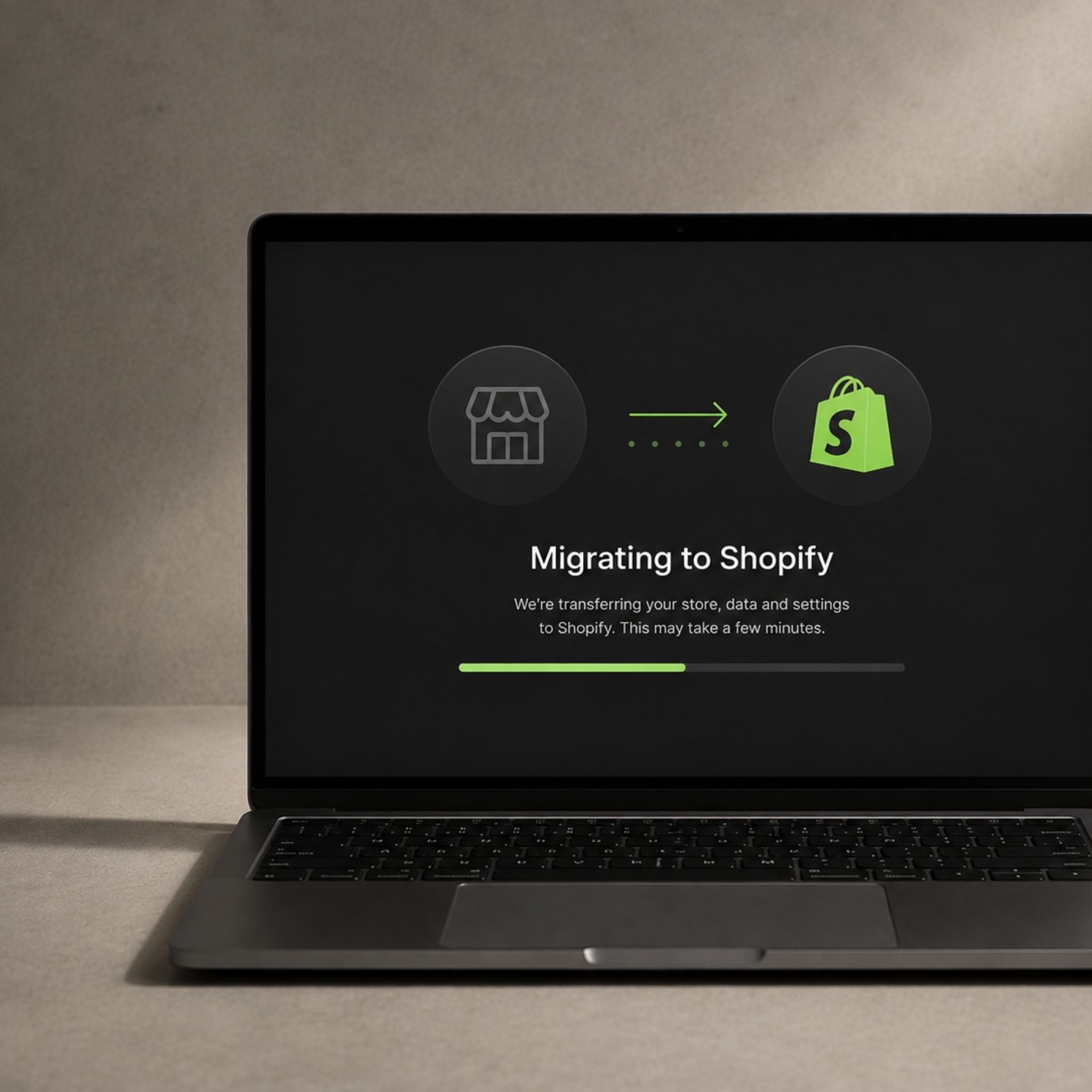 Migrering til Shopify